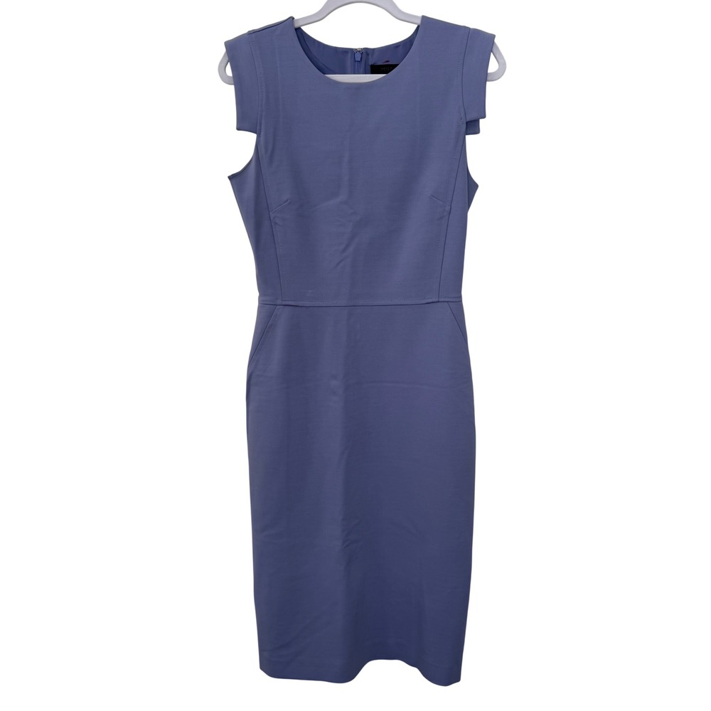J. Crew Women's Lavendar Purple Resume Dress Size 2T Tall Long Workwear Office‎